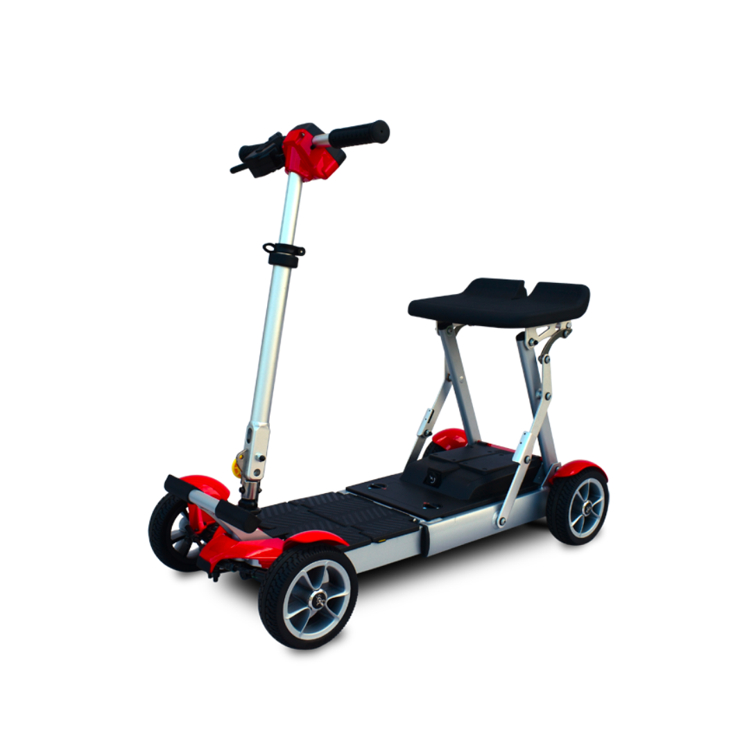 EV Rider Gypsy Q2 Ultralight Collapsible 4-Wheel Mobility Scooter - Airline Travel Scooter - Senior.com Scooters